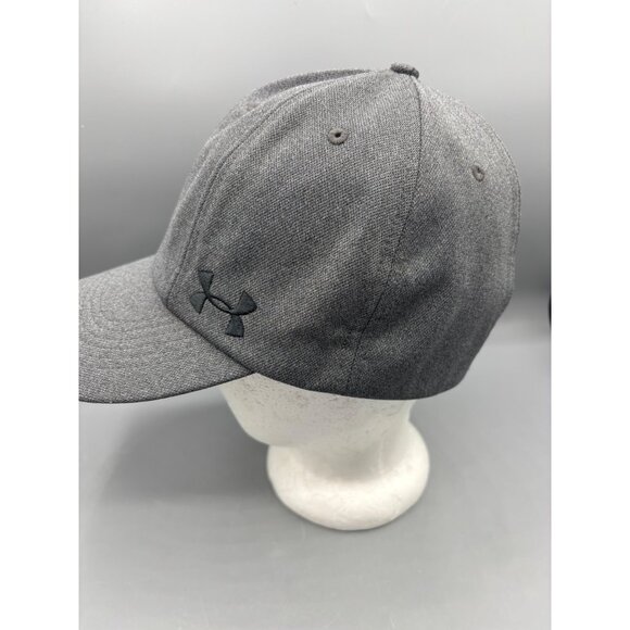 Under Armour Womens Hat Gray Adjustable Cap M/L Ponytail‎ Open Back - Picture 4 of 6